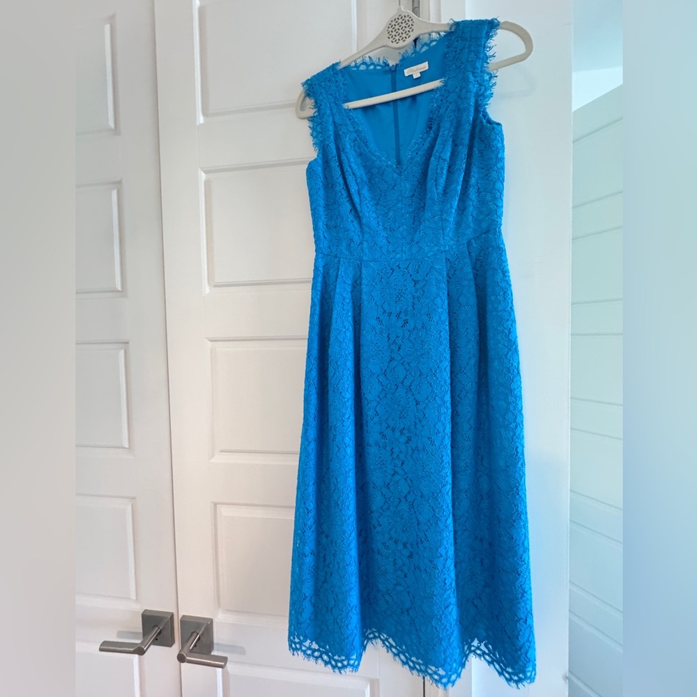 Elegant Blue Lace Dress size 2
